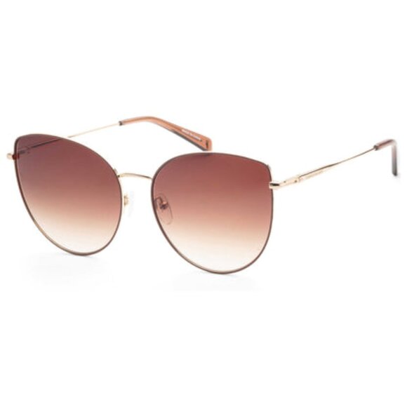 Longchamp  Fashion Women\'s Rose Gold Cat-Eye Sunglasses With Case